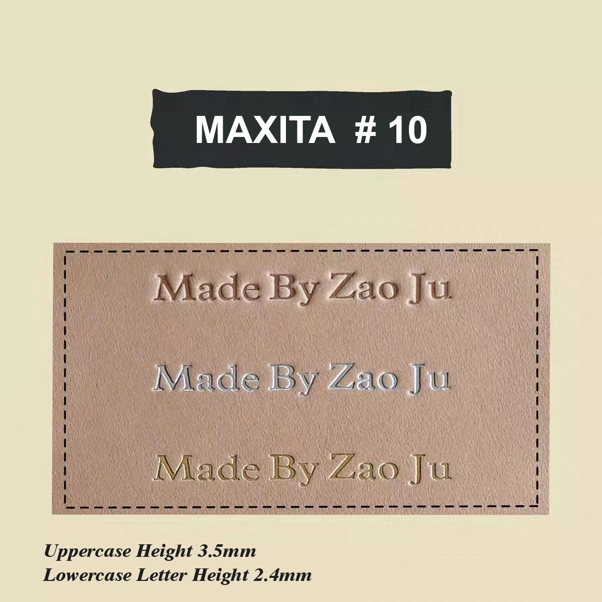 MAXITA Letter Stamps Set