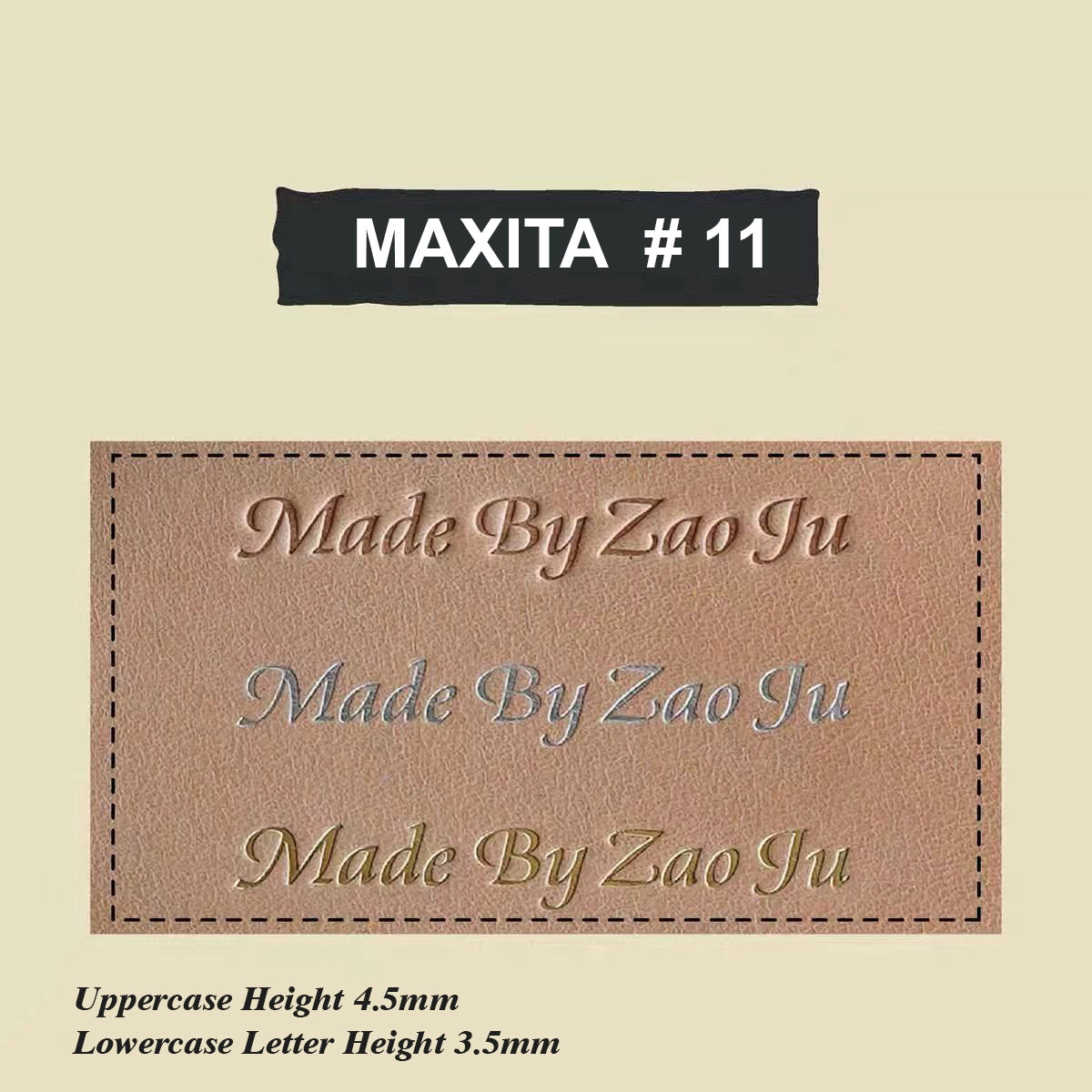 MAXITA Letter Stamps Set