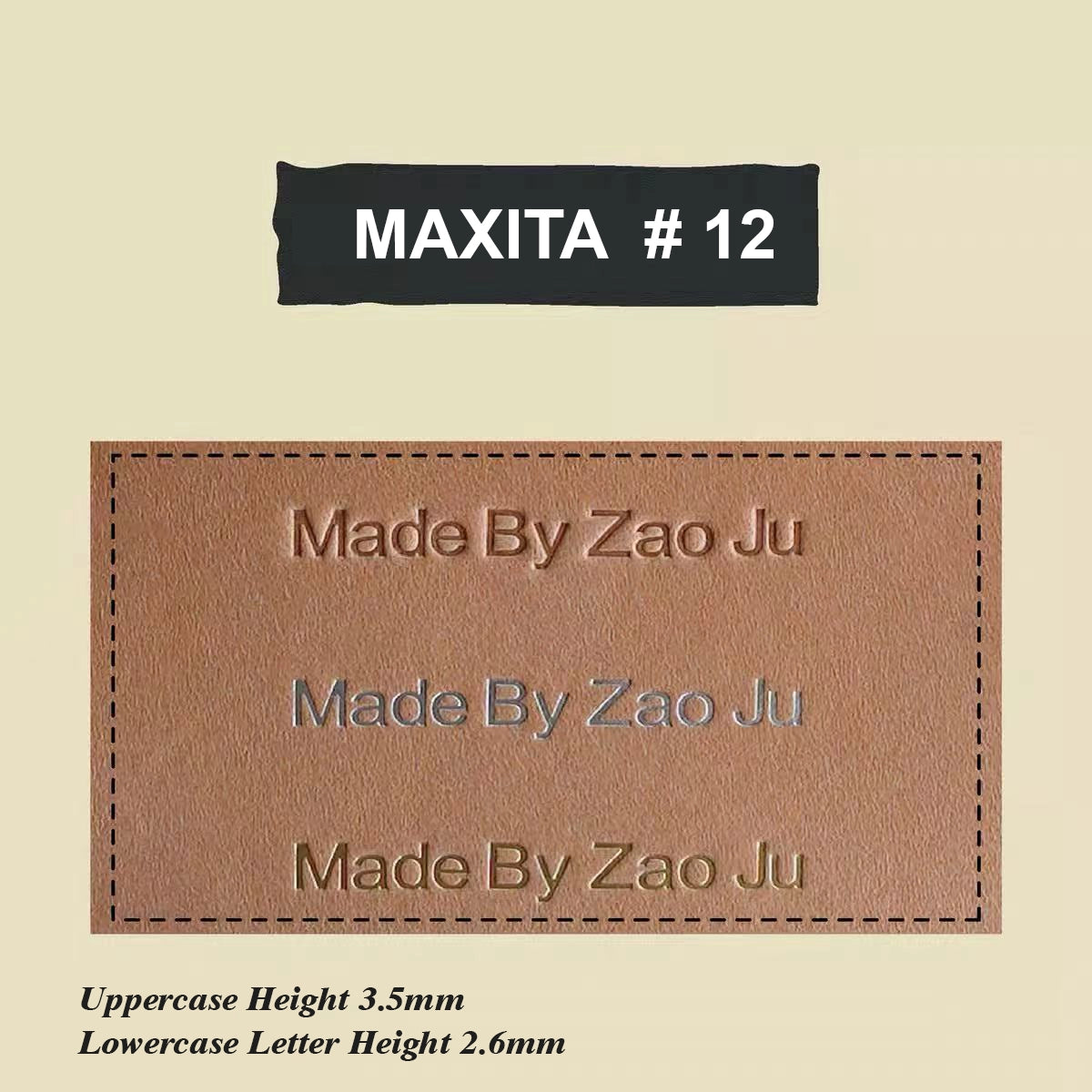 MAXITA Letter Stamps Set