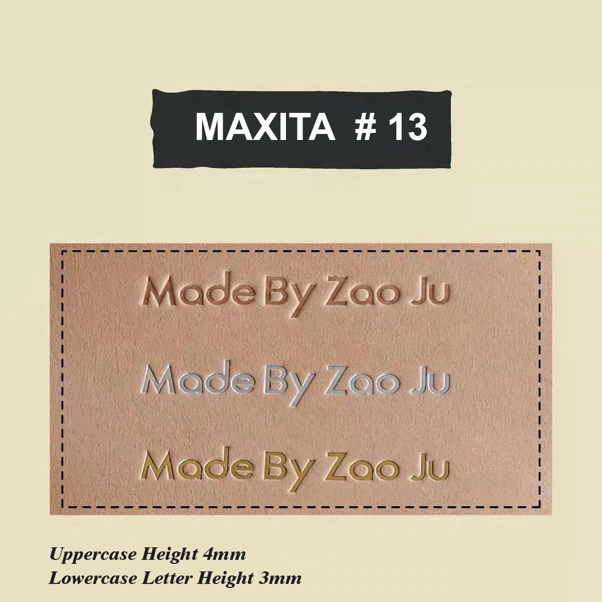 MAXITA Letter Stamps Set
