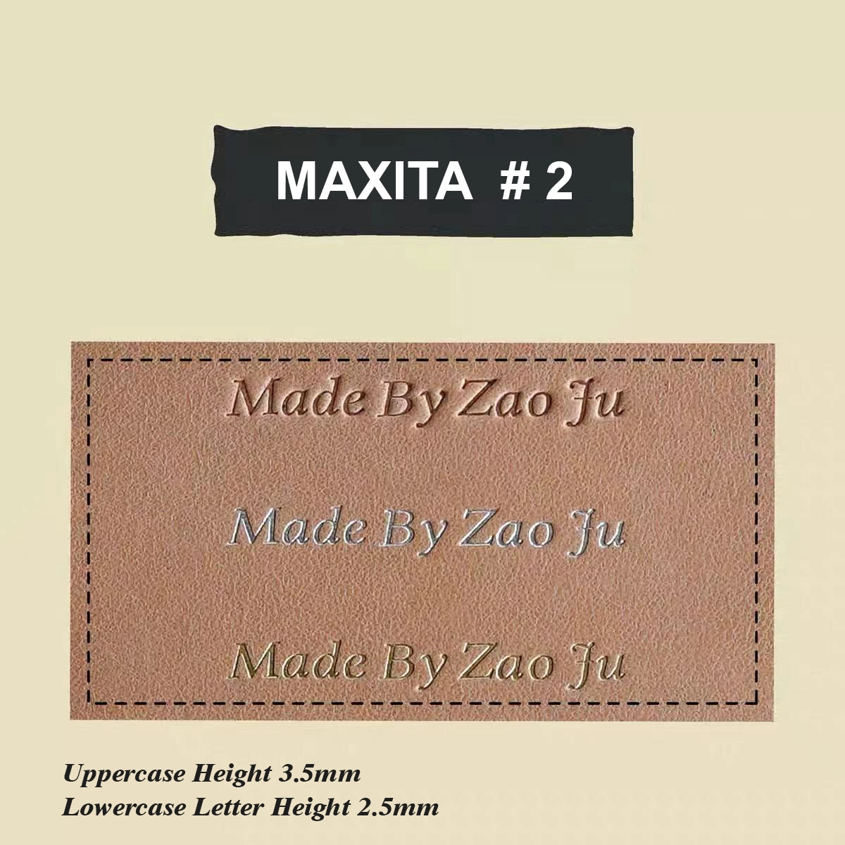 MAXITA Letter Stamps Set