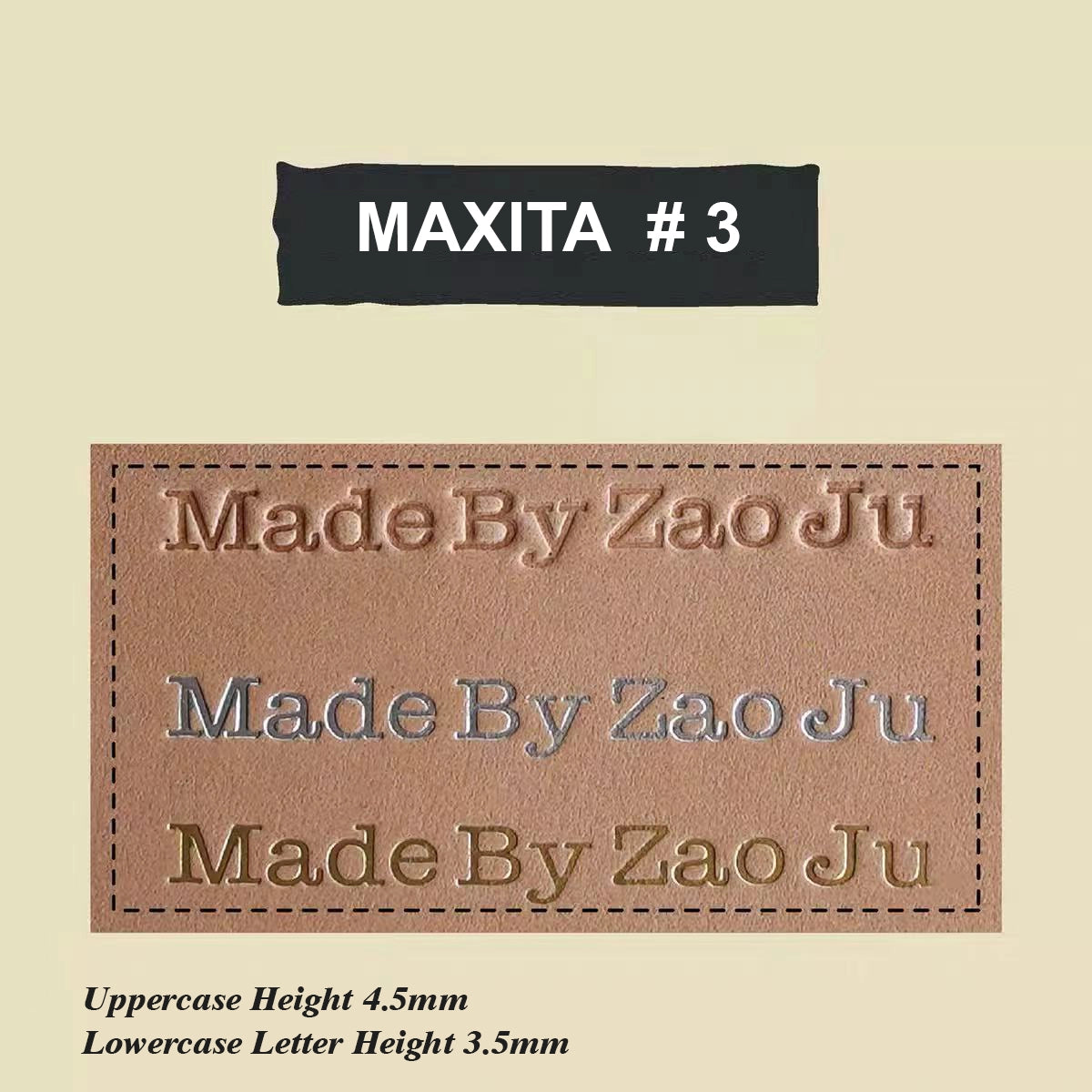 MAXITA Letter Stamps Set