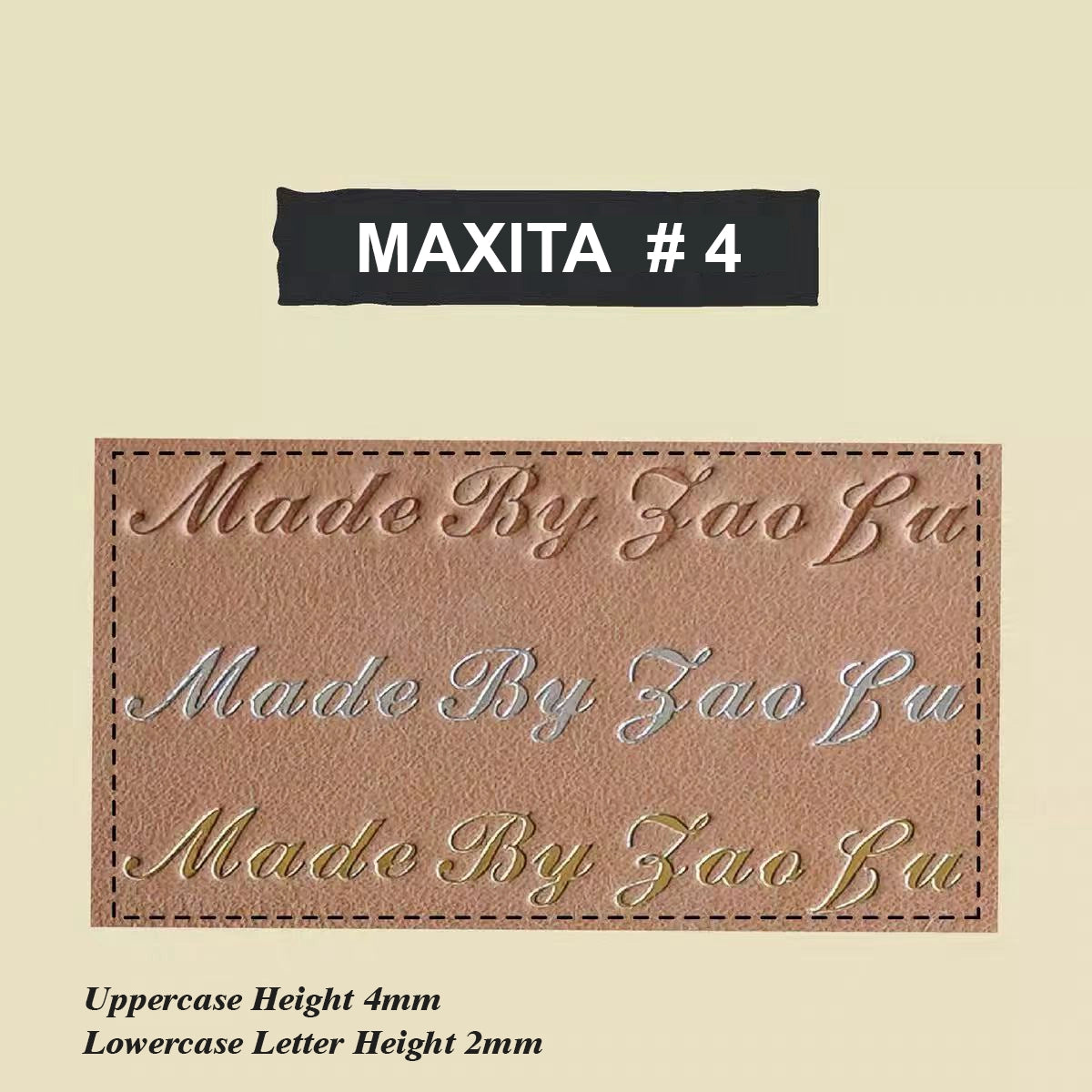 MAXITA Letter Stamps Set