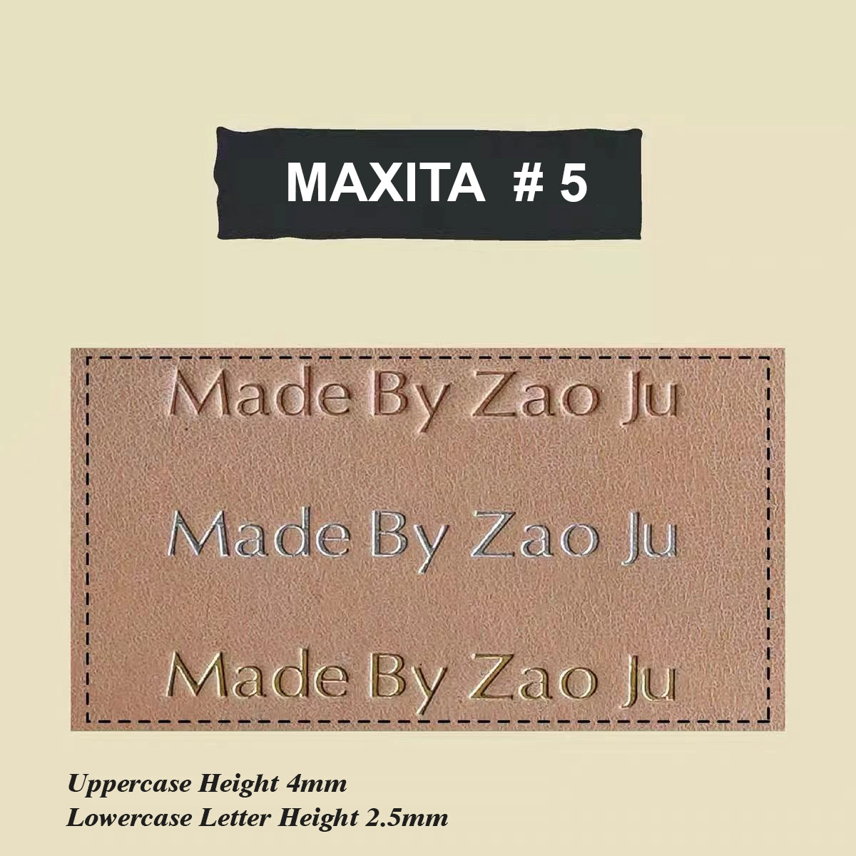 MAXITA Letter Stamps Set