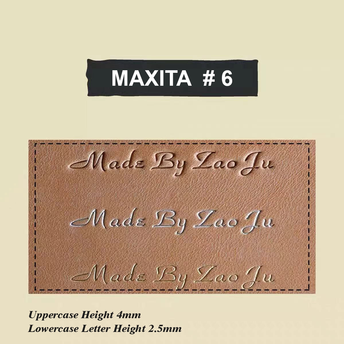 MAXITA Letter Stamps Set