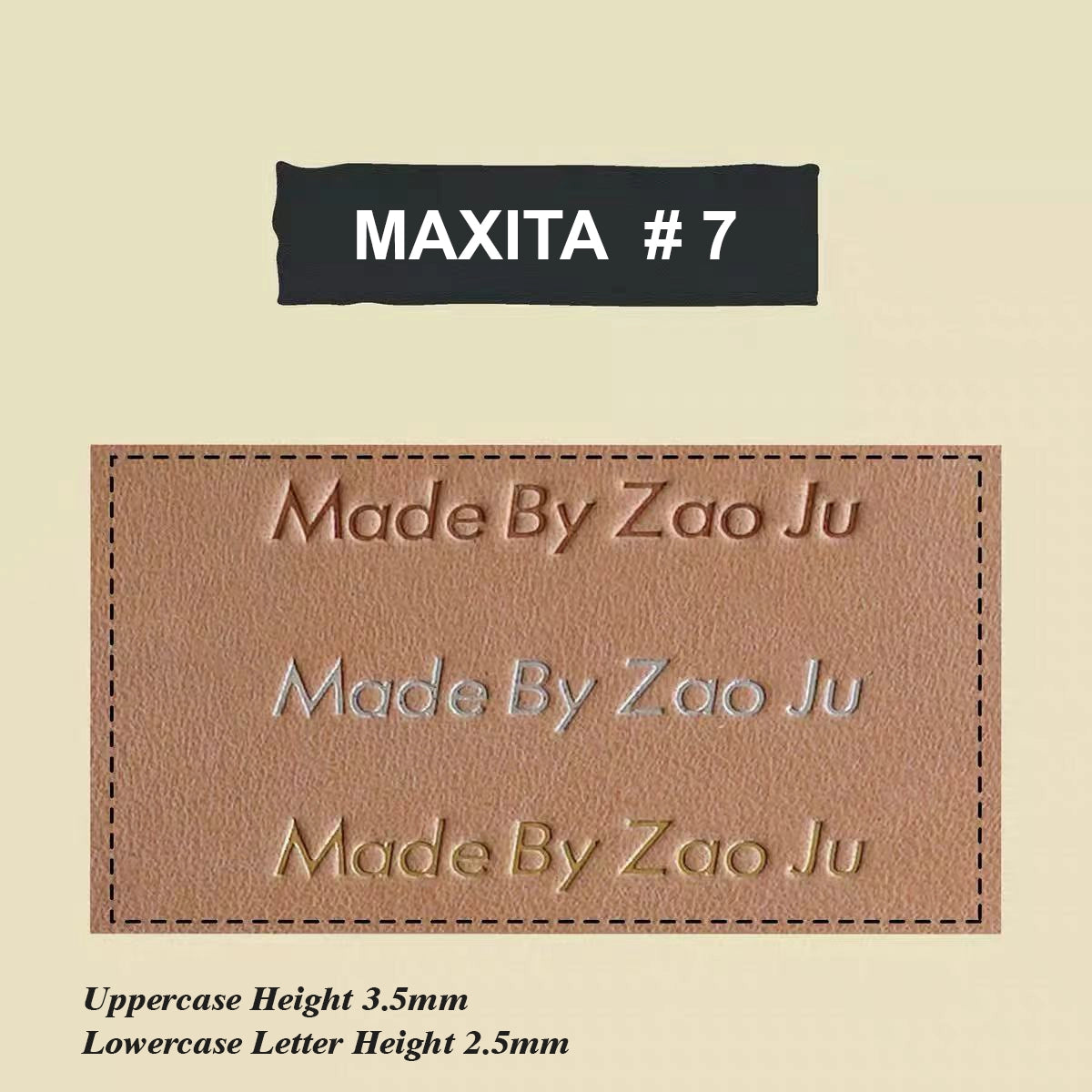 MAXITA Letter Stamps Set