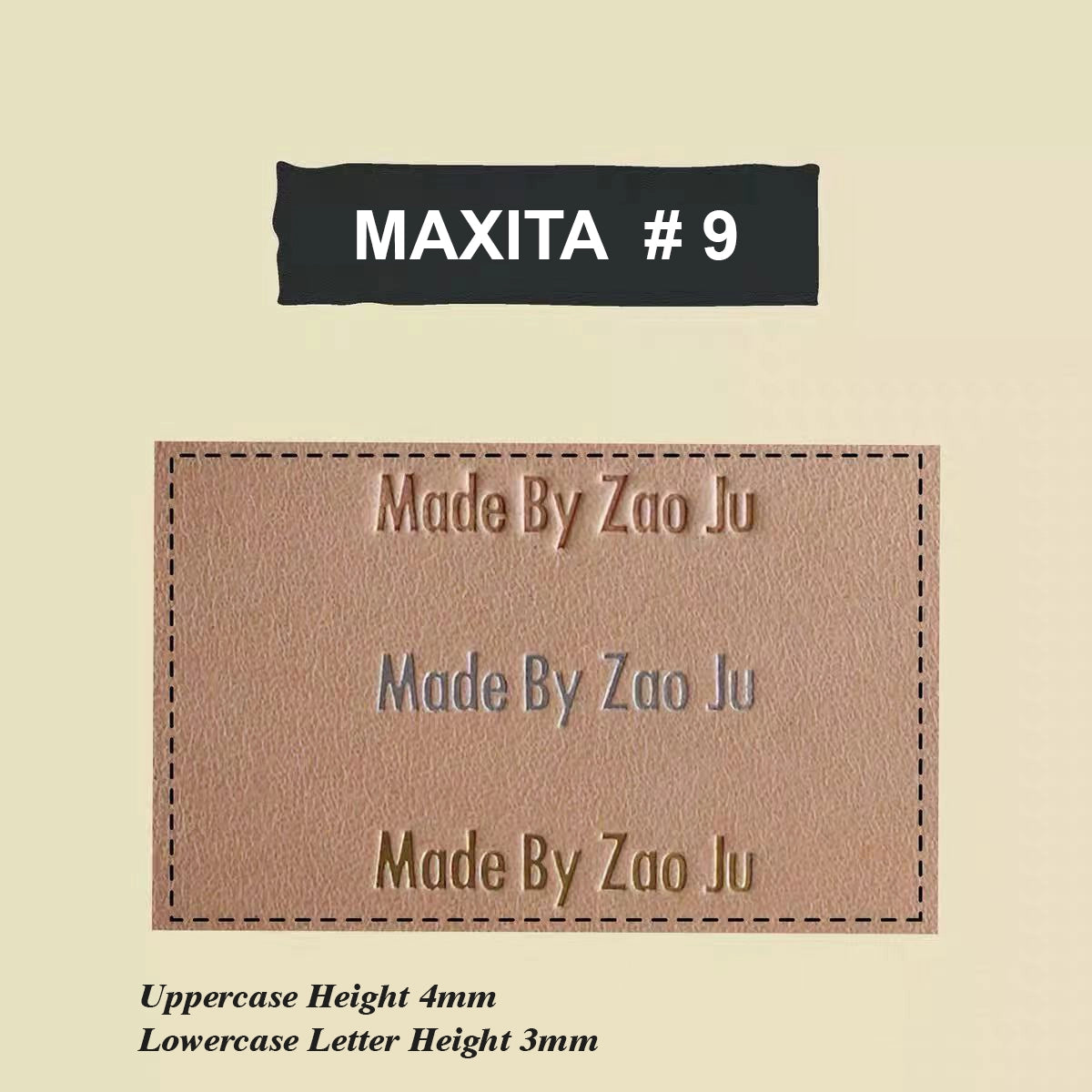 MAXITA Letter Stamps Set